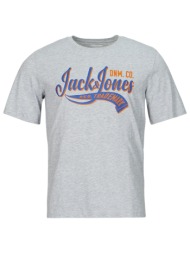 t-shirt με κοντά μανίκια jack & jones jjelogo tee ss o-neck 2 col ss24 sn