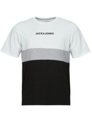 t-shirt με κοντά μανίκια jack & jones jjereid blocking tee ss