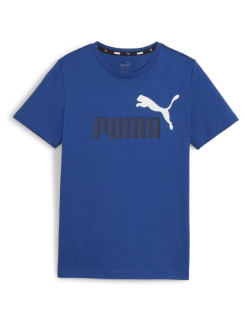 t-shirt με κοντά μανίκια puma ess+ 2 col logo tee b