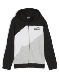 φούτερ puma puma power colorblock full-zip hoodie