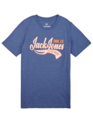 t-shirt με κοντά μανίκια jack & jones jjelogo tee ss neck 2 col 23/24 noos jnr