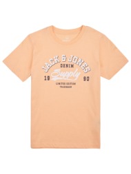 t-shirt με κοντά μανίκια jack & jones jjelogo tee ss neck 2 col 23/24 noos jnr
