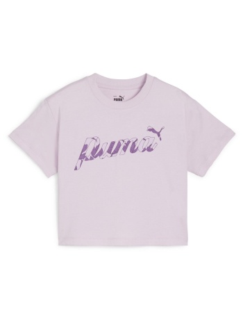 t-shirt με κοντά μανίκια puma ess+ blossom short tee g σε προσφορά