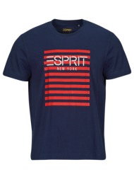 t-shirt με κοντά μανίκια esprit ocs logo stripe