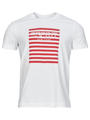 t-shirt με κοντά μανίκια esprit ocs logo stripe