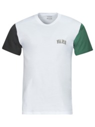 t-shirt με κοντά μανίκια vans colorblock varsity ss tee