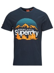 t-shirt με κοντά μανίκια superdry great outdoors nr graphic tee