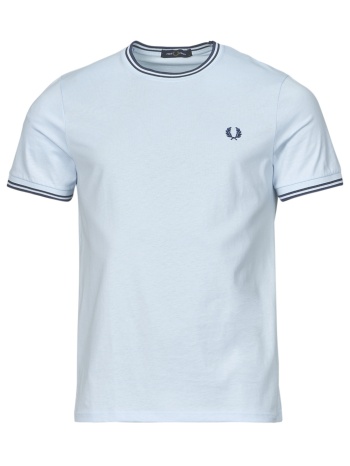 t-shirt με κοντά μανίκια fred perry twin tipped t-shirt