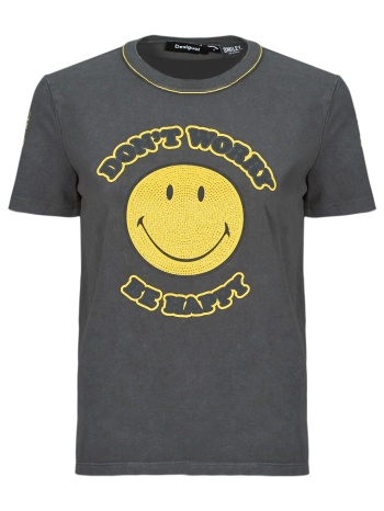t-shirt με κοντά μανίκια desigual ts_more smiley σε προσφορά