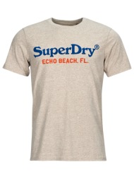 t-shirt με κοντά μανίκια superdry venue duo logo t shirt