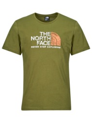 t-shirt με κοντά μανίκια the north face s/s rust 2