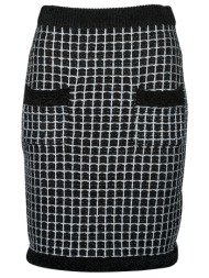 κοντές φούστες karl lagerfeld boucle knit skirt