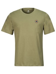 t-shirt με κοντά μανίκια converse core chuck patch tee mossy sloth