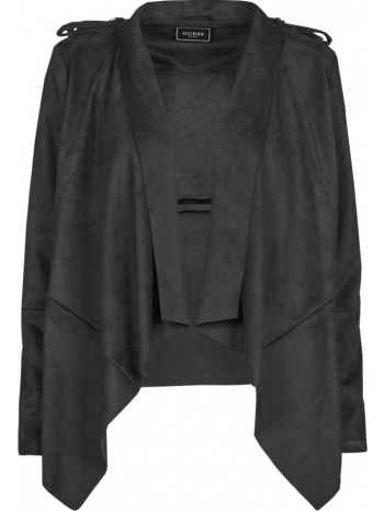 δερμάτινο μπουφάν guess sofia jacket σύνθεση matière σε προσφορά