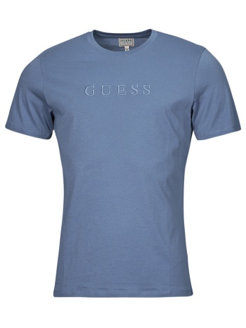 t-shirt με κοντά μανίκια guess classic pima