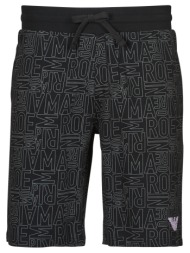 shorts & βερμούδες emporio armani all over logo terry