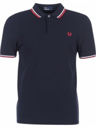 πόλο με κοντά μανίκια fred perry slim fit twin tipped σύνθεση: βαμβάκι