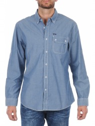 πουκάμισο με μακριά μανίκια lee cooper greyven στελεχοσ: ύφασμα & σύνθεση: βαμβάκι