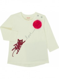 μπλουζάκια με μακριά μανίκια catimini cr10063-11 σύνθεση: βαμβάκι,spandex