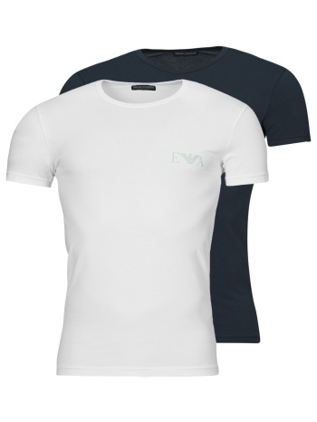t-shirt με κοντά μανίκια emporio armani bold monogram x2