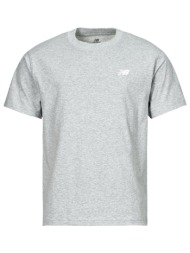 t-shirt με κοντά μανίκια new balance small logo jersey tee