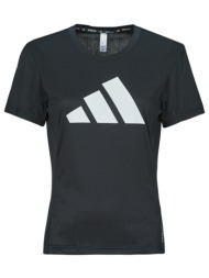 t-shirt με κοντά μανίκια adidas run it tee