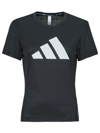 t-shirt με κοντά μανίκια adidas run it tee