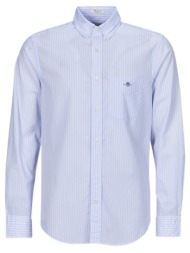 πουκάμισο με μακριά μανίκια gant reg poplin stripe shirt