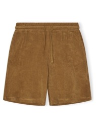 shorts & βερμούδες revolution terry shorts 4039 - dark khaki
