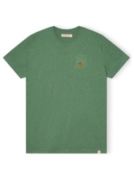 t-shirts & polos revolution t-shirt regular 1368 duc - dustgreen melange