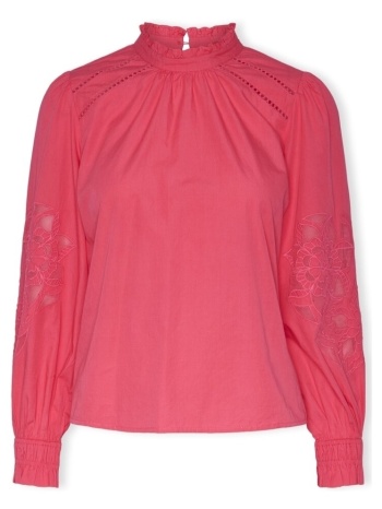 μπλούζα y.a.s yas chelle top l/s - raspberry sorbet