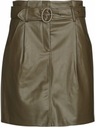 κοντές φούστες vila vichoosy hw coated skirt