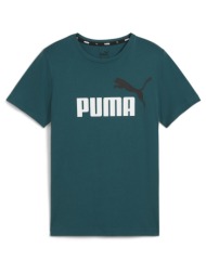 t-shirt με κοντά μανίκια puma ess+ 2 col logo tee