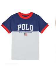 t-shirt με κοντά μανίκια polo ralph lauren ss cn ringer-knit shirts-t-shirt