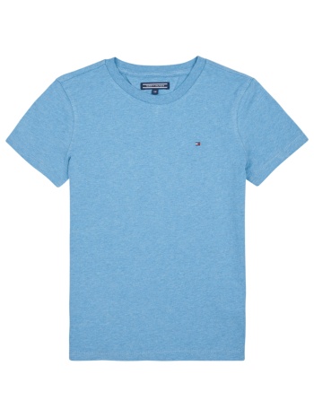 t-shirt με κοντά μανίκια tommy hilfiger boys basic cn knit