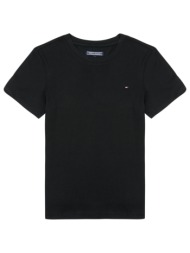 t-shirt με κοντά μανίκια tommy hilfiger boys basic cn knit s/s