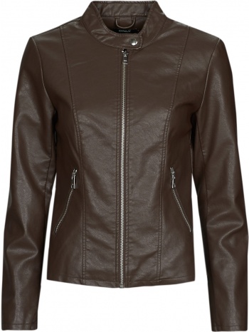 δερμάτινο μπουφάν only onlmelisa faux leather jacket cc otw