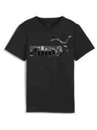t-shirt με κοντά μανίκια puma ess+ camo graphic tee