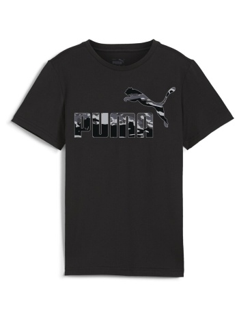 t-shirt με κοντά μανίκια puma ess+ camo graphic tee