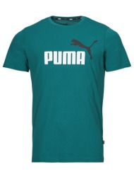 t-shirt με κοντά μανίκια puma ess+ 2 col logo tee