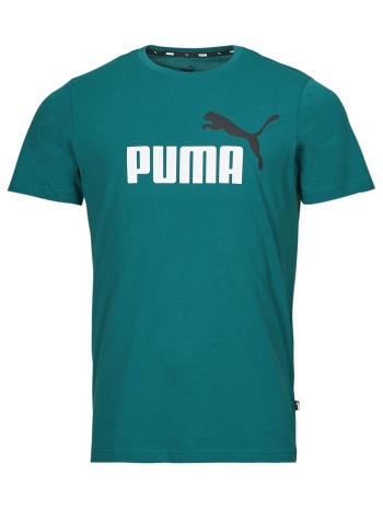 t-shirt με κοντά μανίκια puma ess+ 2 col logo tee