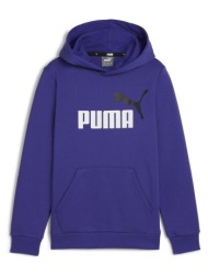 φούτερ puma ess+ 2 col big logo hoodie fl