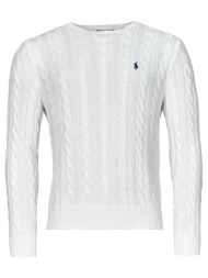 πουλόβερ polo ralph lauren pull col rond en maille torsadee