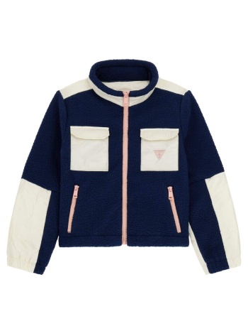 fleece guess polar fleece ls padded jacket