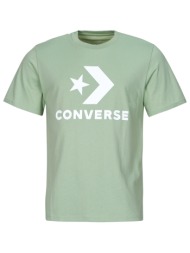 t-shirt με κοντά μανίκια converse star chevron logo standard-fit t-shirt