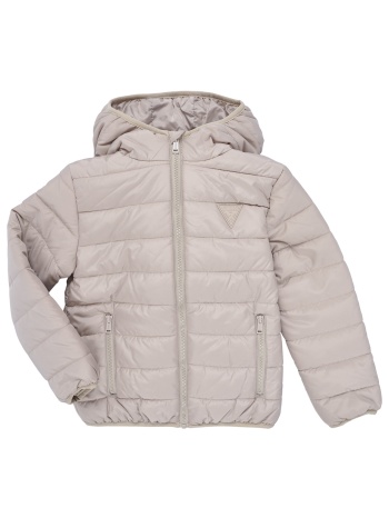 χοντρό μπουφάν guess hooded ls padded puffer w zip