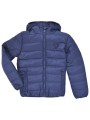 χοντρό μπουφάν guess hooded ls padded puffer w zip