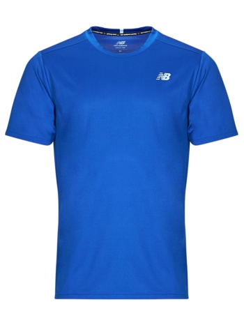 t-shirt με κοντά μανίκια new balance core run short sleeves