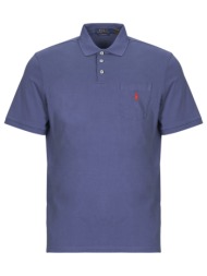 πόλο με κοντά μανίκια polo ralph lauren polo en jersey avec poche