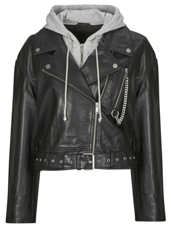 δερμάτινο μπουφάν ikks perf cuir cap